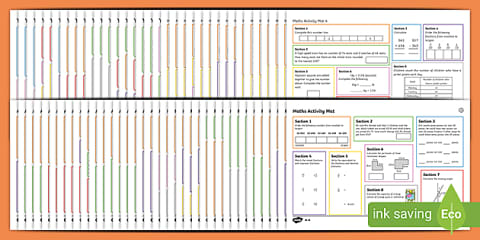 Year 4 Maths Activity Mats Bumper Planning Pack Resource Pack