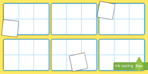 Blank Bingo Grid Template