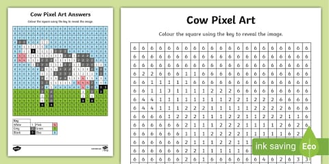 Donkey Pixel Art Template