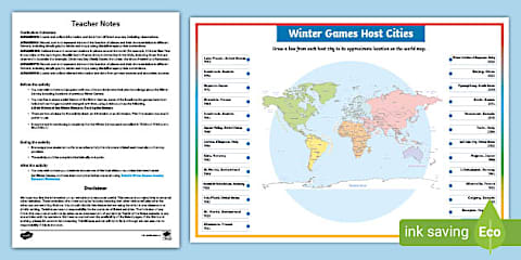 LKS2 Winter Games Crack the Code Worksheet