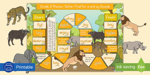 Vowel Digraph oi/oy Sound Display Posters