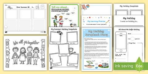 First Day Back Complete EYFS First Day Back Activity Pack