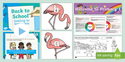 Back to School CfE Early Level IDL Topic Web