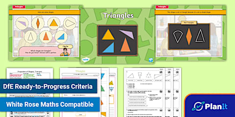PlanIt Maths Year 4 Properties of Shapes Lesson Pack 4: Quadrilaterals