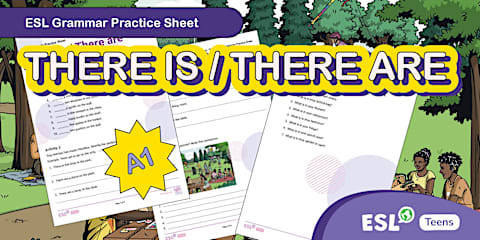 Póster: There is - There are