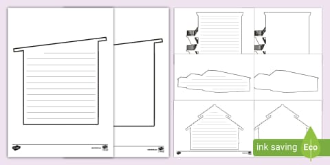 House Writing Template