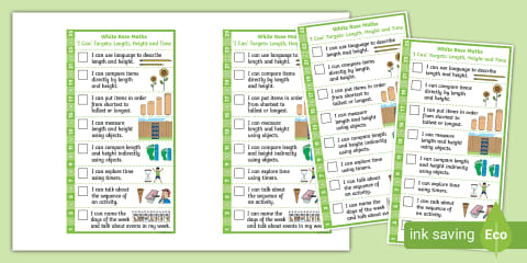 EYFS Reception Maths Spring Term Overview (Supporting White Rose Maths ...