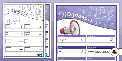 Elements of Music Vocabulary Cards