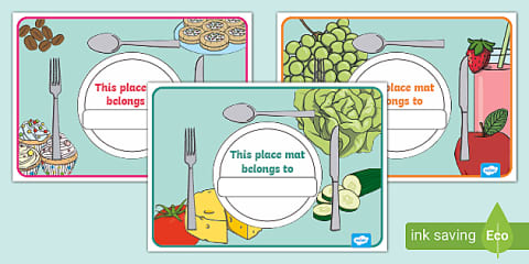 Handprint Place Mats