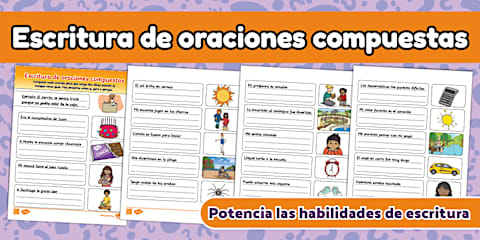 Guía de trabajo: Ejercicio de escritura - Frases sencillas