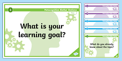 Metacognition - Plan, Monitor and Evaluate Record Sheet