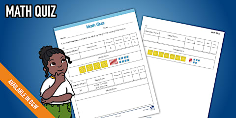 Grade 5 Whole Numbers to 100 000 Mini Assessment 2 and Rubric