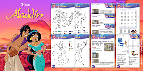 Aladdin Storyboard Template