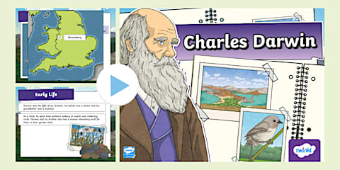 Darwin Hand Out Charles Darwin KS2 Research Worksheet