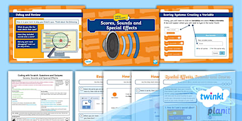 Computing: Coding with Scratch: Developing Games: Splat! Game Year 5 ...