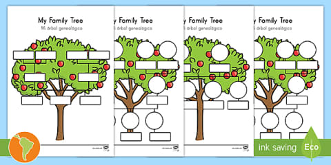 Esta es mi familia Spanish Worksheet