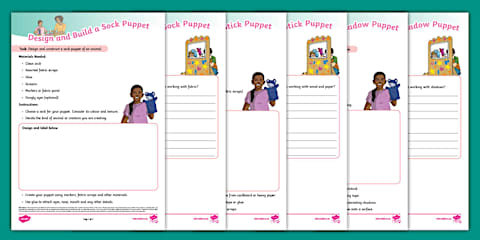 Puppet Assignment Design a Puppet Worksheet