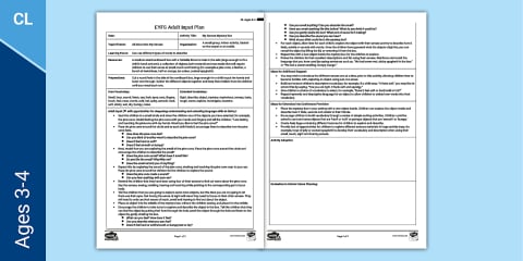 EYFS PSED My Magic Box Adult Input Plan and Resource Pack