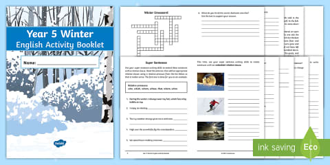 Year 5 Spring Activity Booklet - English