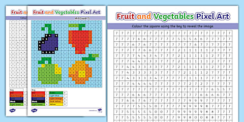 Grade 2 Creative Arts Springbok Pixel Art Template (CAPS Aligned)