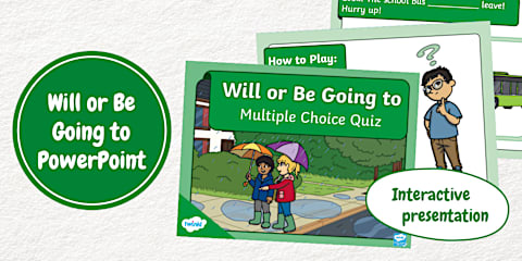 ESL Future Tenses: 'Will', 'Going to' and Present Continuous [Teens, B1]
