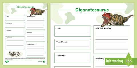 Dinosaur Fact File Examples Dinosaur Life Cycle Fact File Template