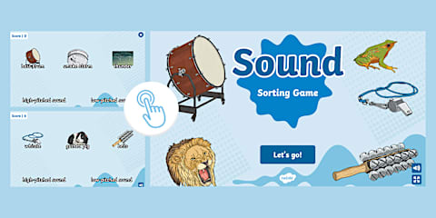 High and Low Sounds Sorting Cards