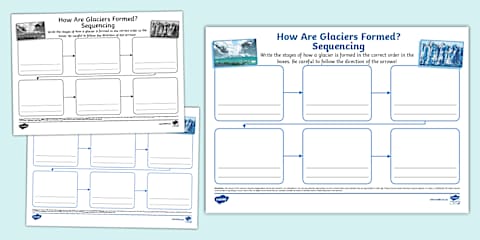Ice and Glaciers Worksheet