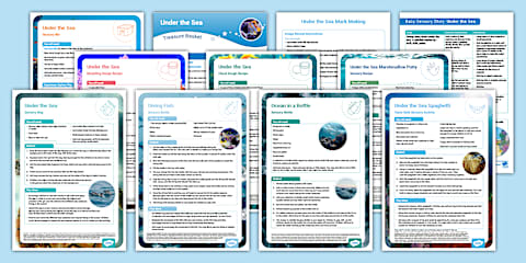 EYFS Under the Sea Activity Planning and Continuous Provision Ideas ...