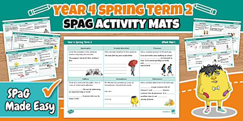 Year 4 Autumn Term 2 SPaG Activity Mats