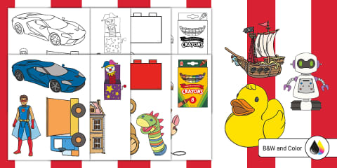 Toy Store Dramatic Play Labels
