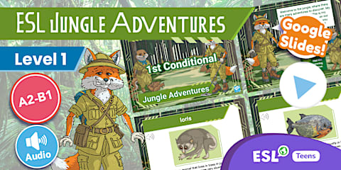 ESL First Conditional Interactive Multiple Choice Game [Kids, A2-B1]