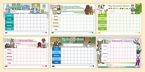 ESL Reading Challenge Reward Chart [Teens]