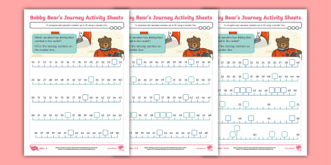 Counting up to 50 Maze Worksheet