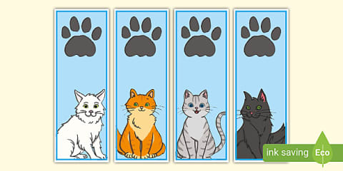 Farm Animals Photo Strip Bookmarks