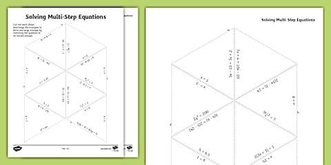 Eighth Grade Solving Equations With Special Cases Worksheet