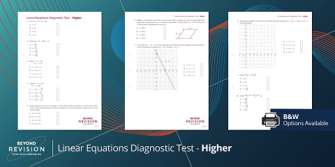 Eighth Grade Write a Linear Equation From a Graph Worksheet