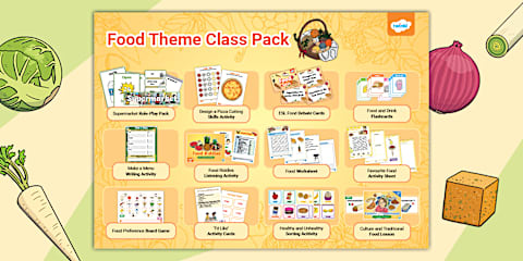 ESL Food Activity Sheet [Kids, A1]