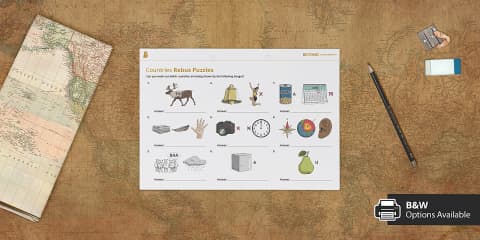 Spring Rebus Puzzels Spring-Themed Rebus Puzzle Cards Pack