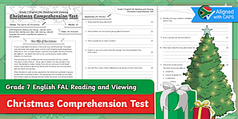 Grade 7 - English FAL - Language Structures & Conventions - Activity ...