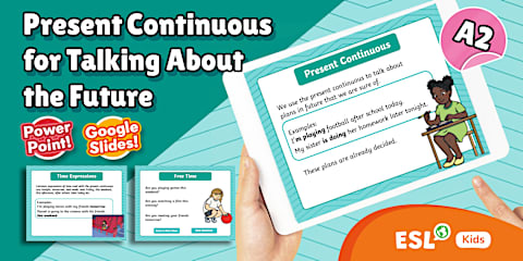 ESL Present Continuous for Organised Future Plans Pair Work Activity ...