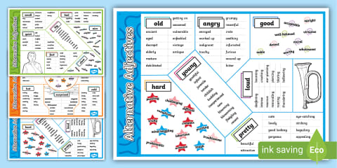 Character Adjective Word Mat IKEA Tolsby/Fiestad Frame
