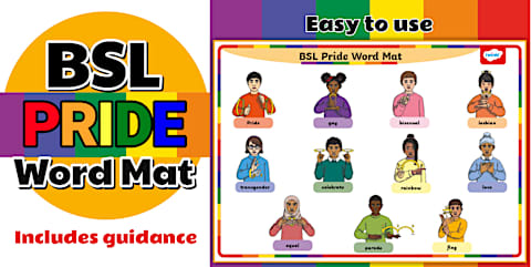 BSL Pride Flashcards