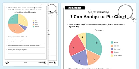 Pie Chart Activity Sheets