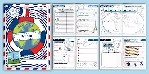KS1 France Word Search
