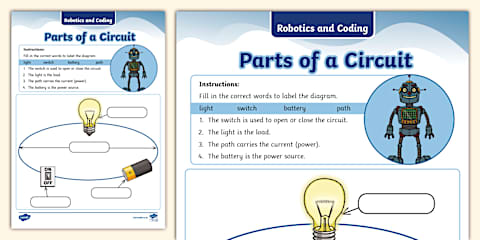 Foundation Phase Robotics and Coding - Robotics : A Simple On/Off Circuit.