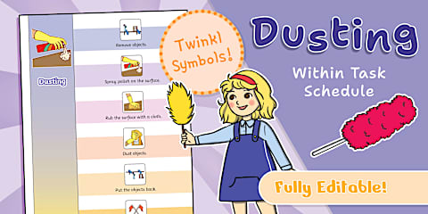 Twinkl Symbols: Older Learners: Washing Hands Visual Schedule