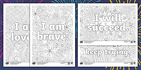 Printable Mindfulness Colouring Sheets Bumper Pack