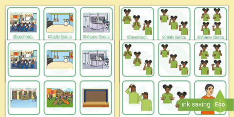 Auslan Shapes Matching Cards