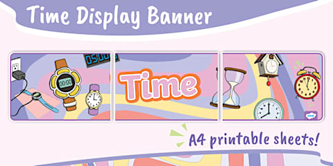 Time Display Banner